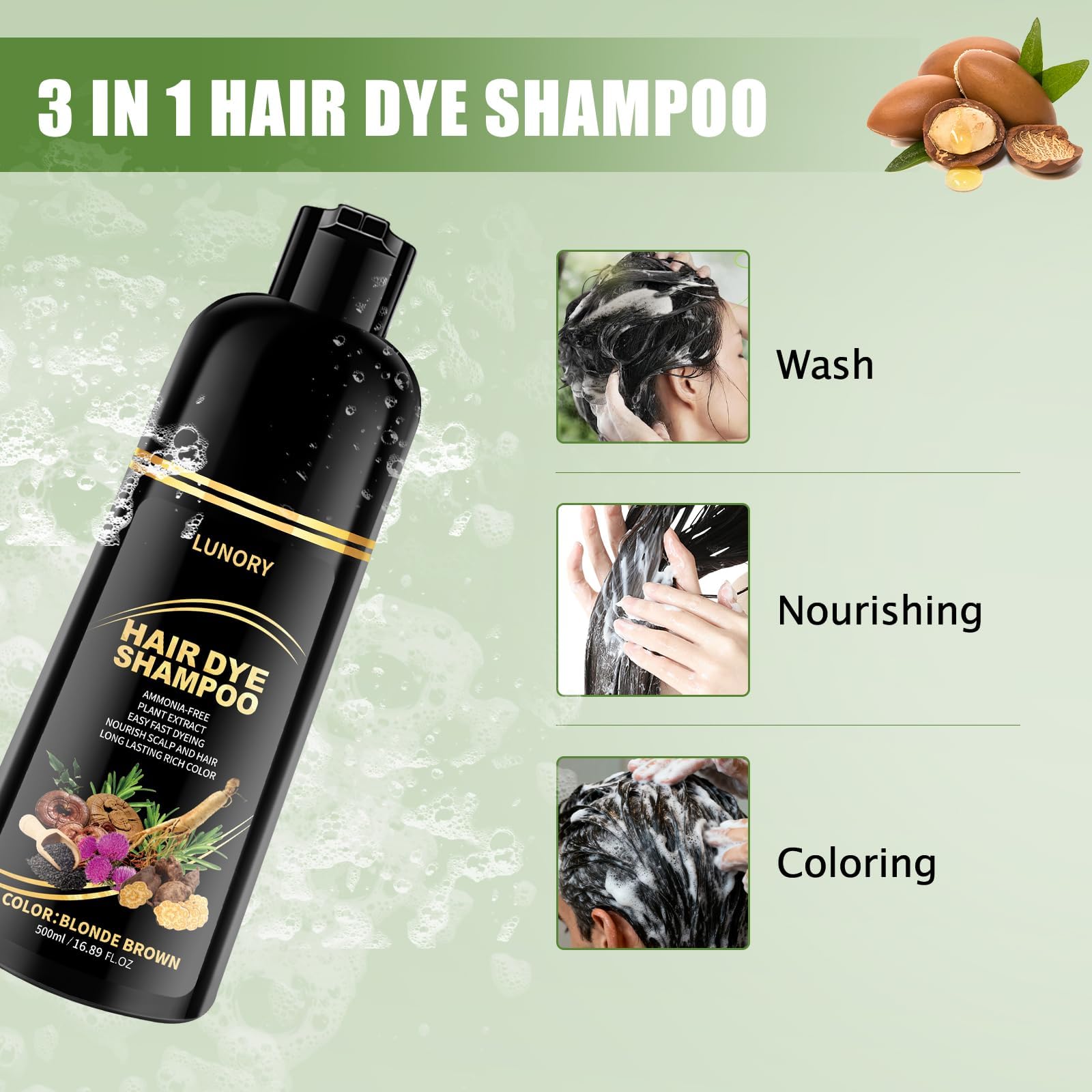 Formule Lunory adaptée à tous les types de cheveux.