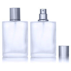 Luojery bouteilles parfum en verre givré 50 ml, pratique pour parfum portable