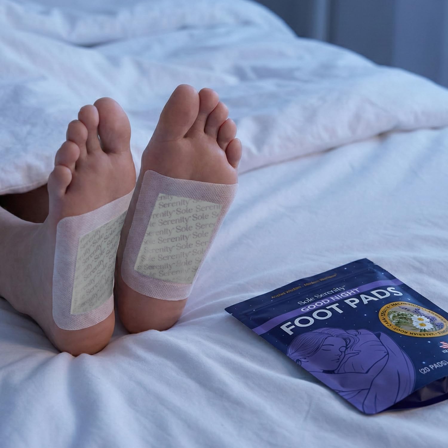Sole Serenity de Lure Essentials – texture légère qui apaise les pieds.
