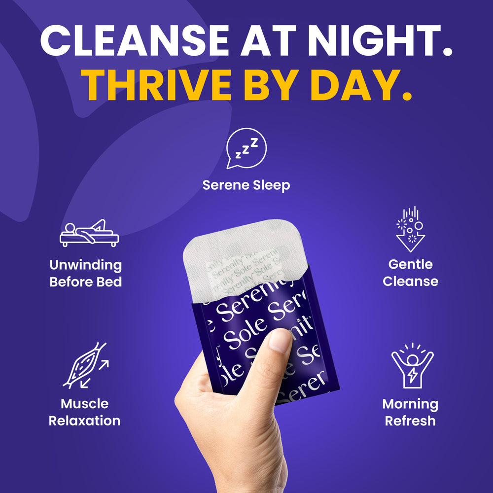 Sole Serenity de Lure Essentials – sachets individuels facilitant le transport et l'usage en voyage.
