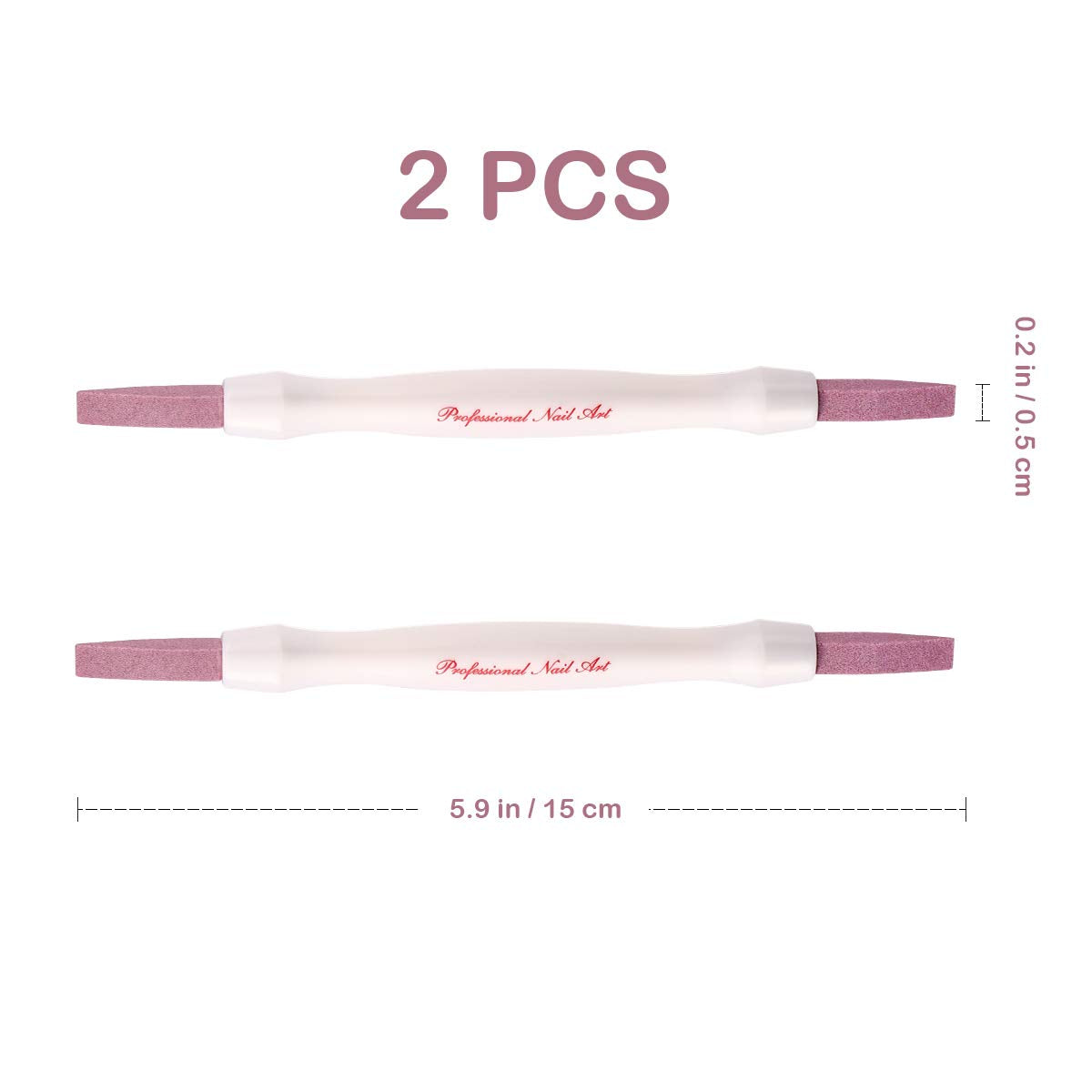 Lurrose lime ongles double face – lime et polit les ongles rapidement