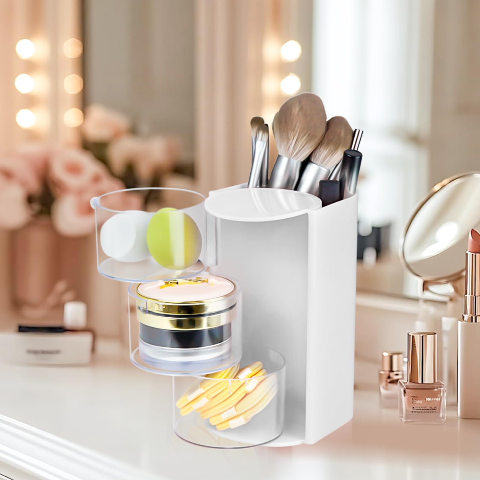 Luscinia Design compact et élégant – maximise l’espace sur votre table de toilette.