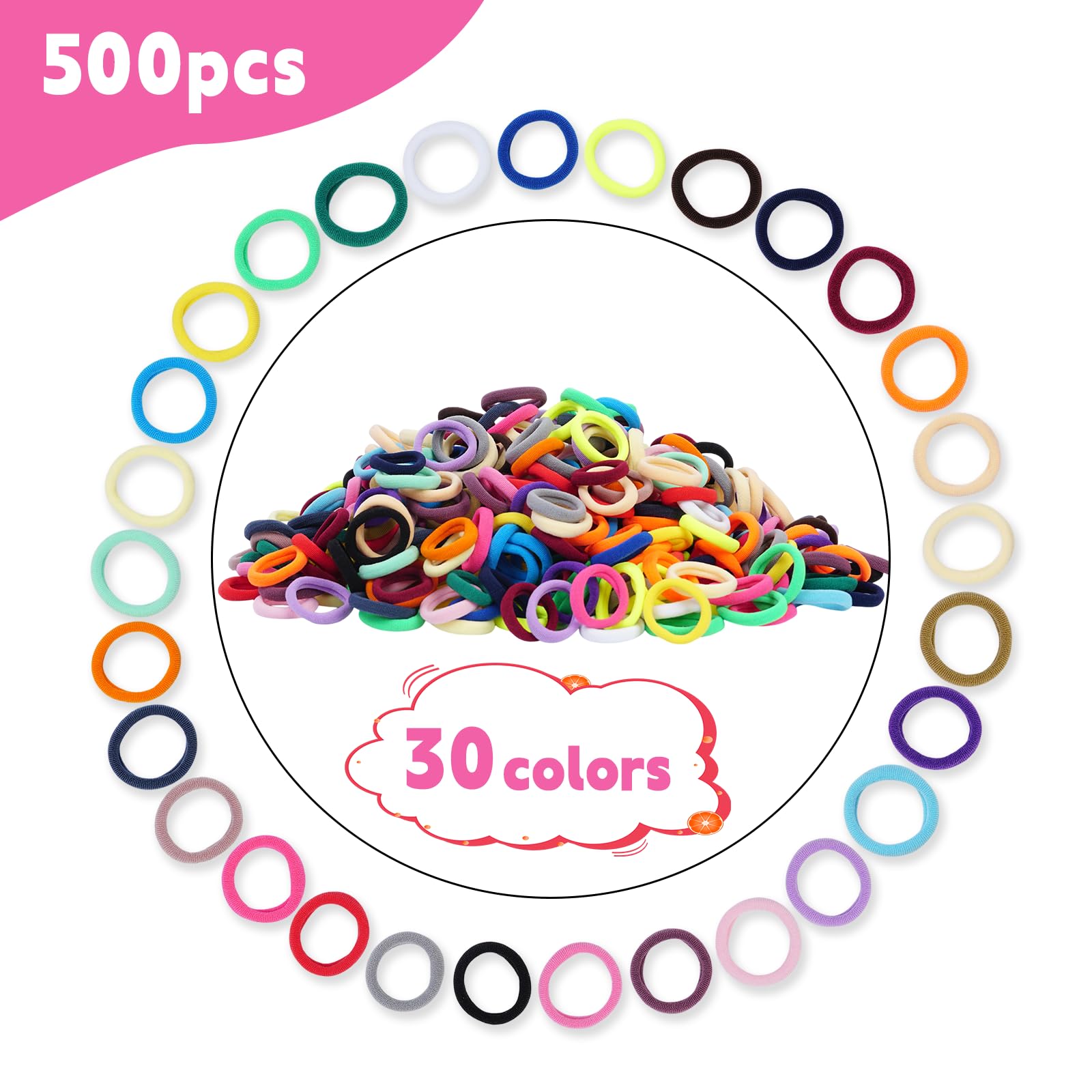 LuSeren bandes cheveux enfant coloris variés, assorties à tenues.