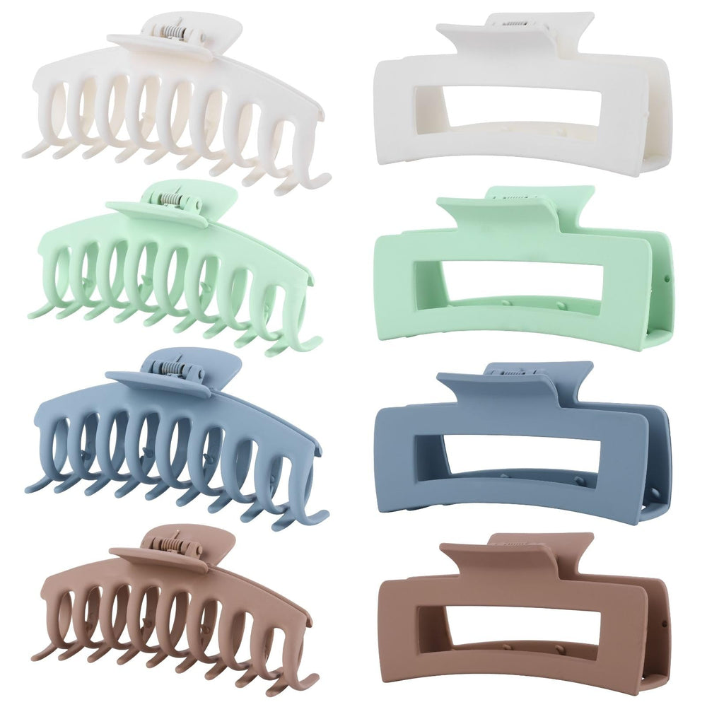 Pinces-cheveux LuSeren jumbo 4,3 pouces, maintien optimal pour cheveux épais.