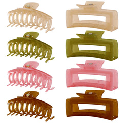LuSeren clips jelly grand format: ouverture large pour cheveux volumineux