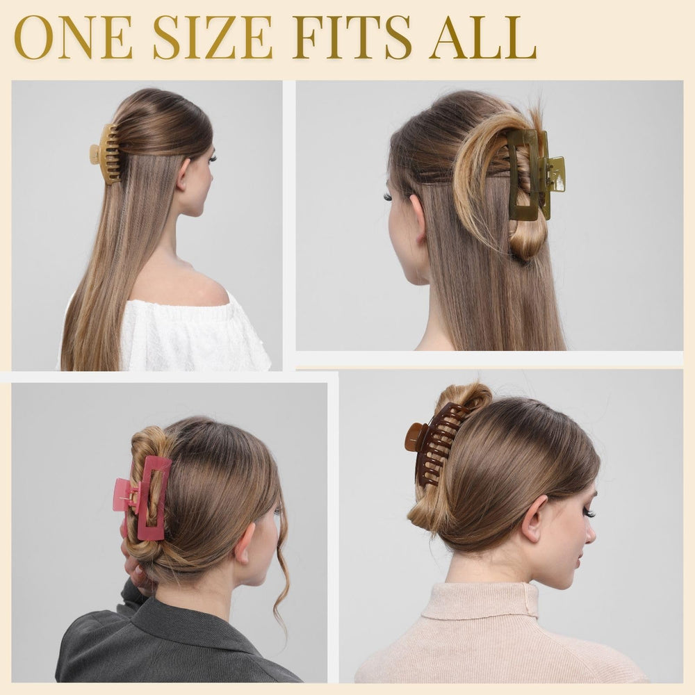 LuSeren clip jelly grand: taille idéale pour tous types de cheveux