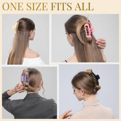 LuSeren pinces-cheveux dents intérieures: prise sécurisée pour tous types de cheveux.