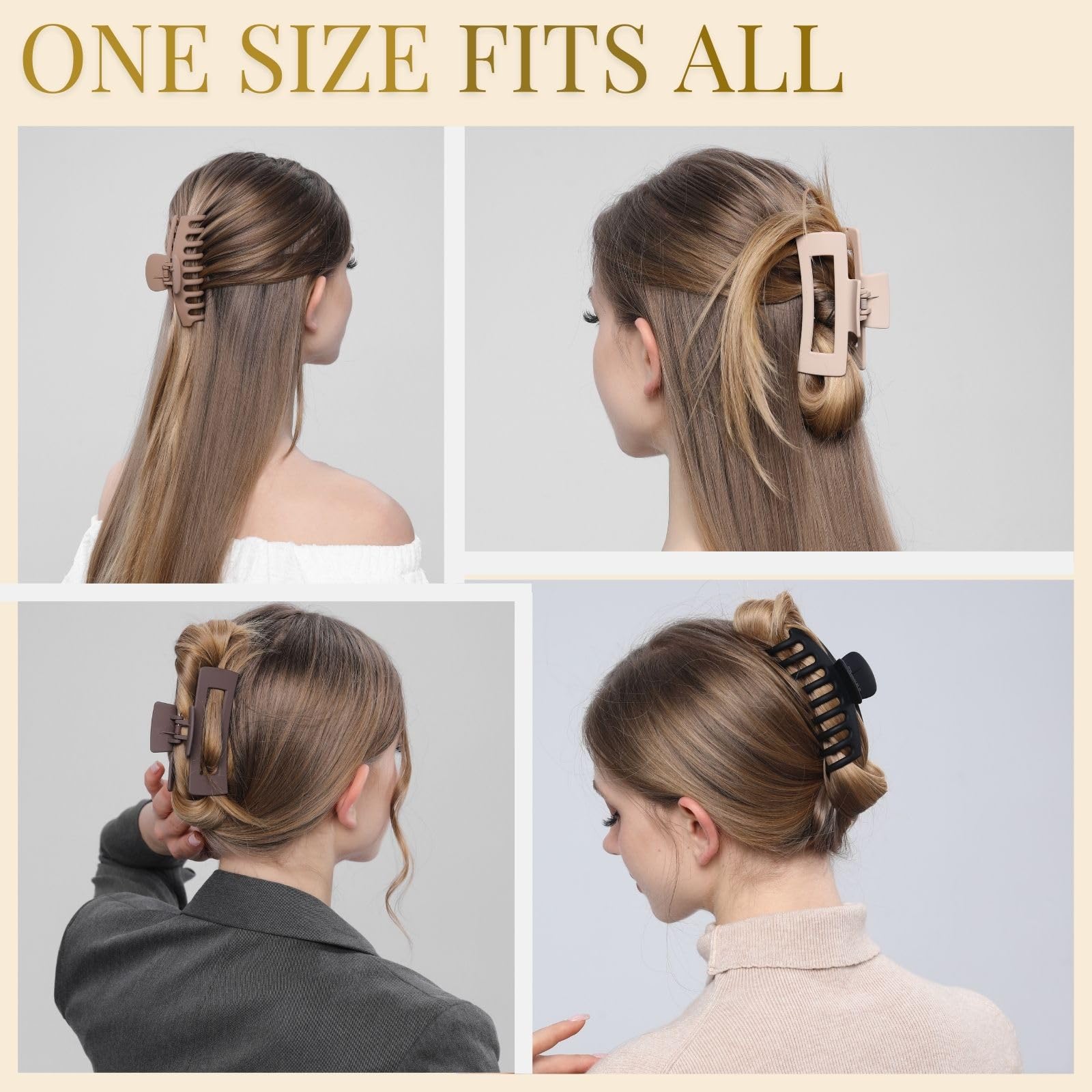 Pinces LuSeren taille parfaite, conviennent aux cheveux épais et fins.
