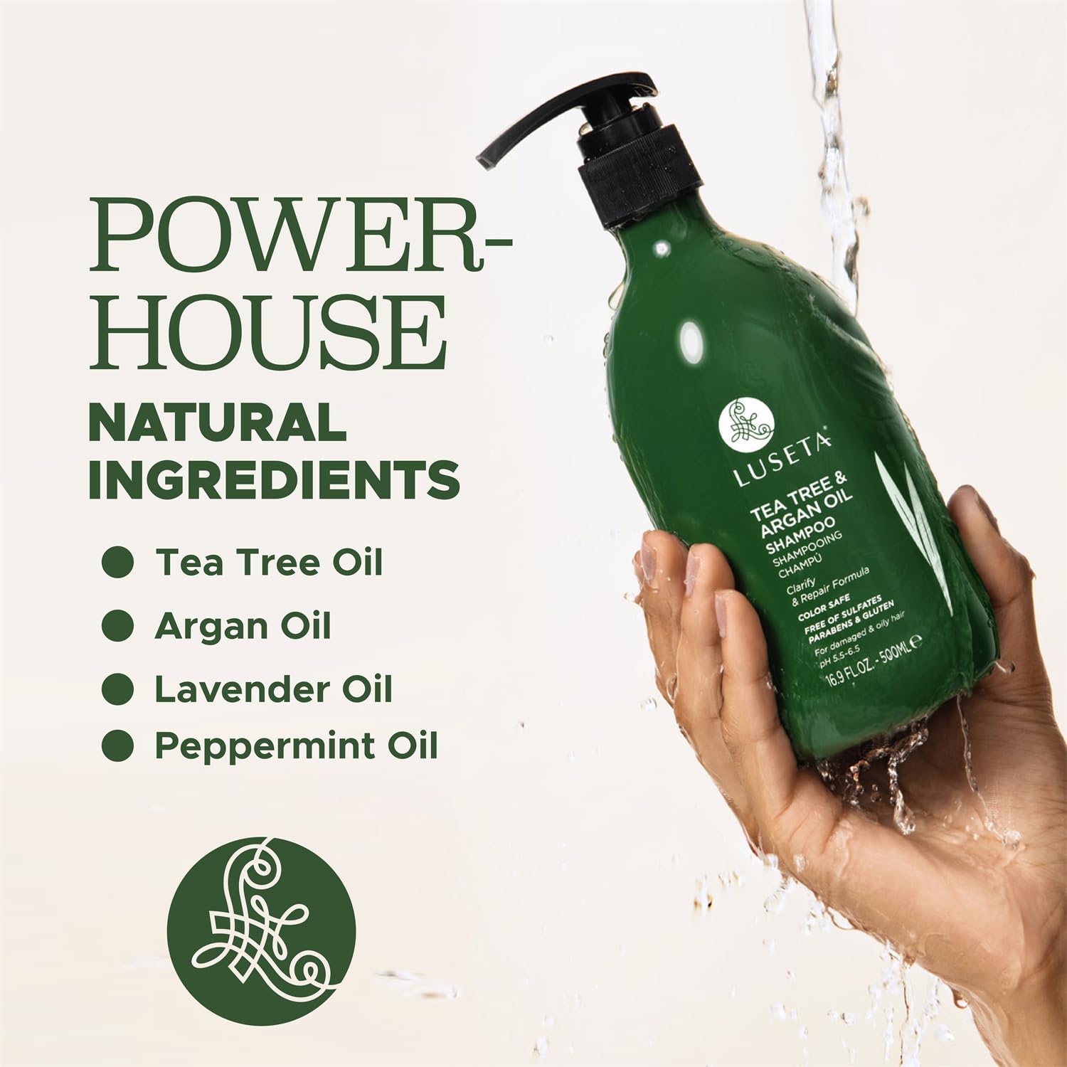 Utilisation quotidienne simplifiée grâce à la texture légère du shampoing L LUSETA.
