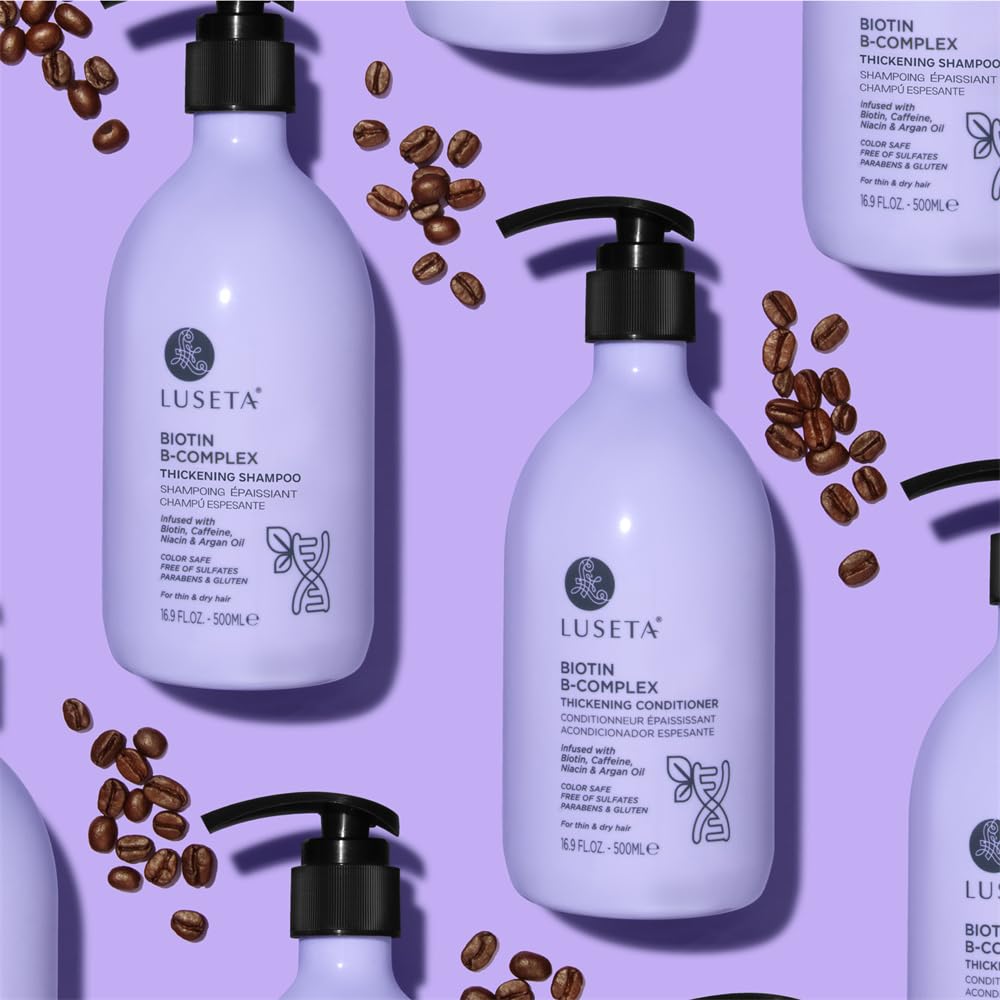 Routine quotidienne Luseta B-Complex pour tous types de cheveux.