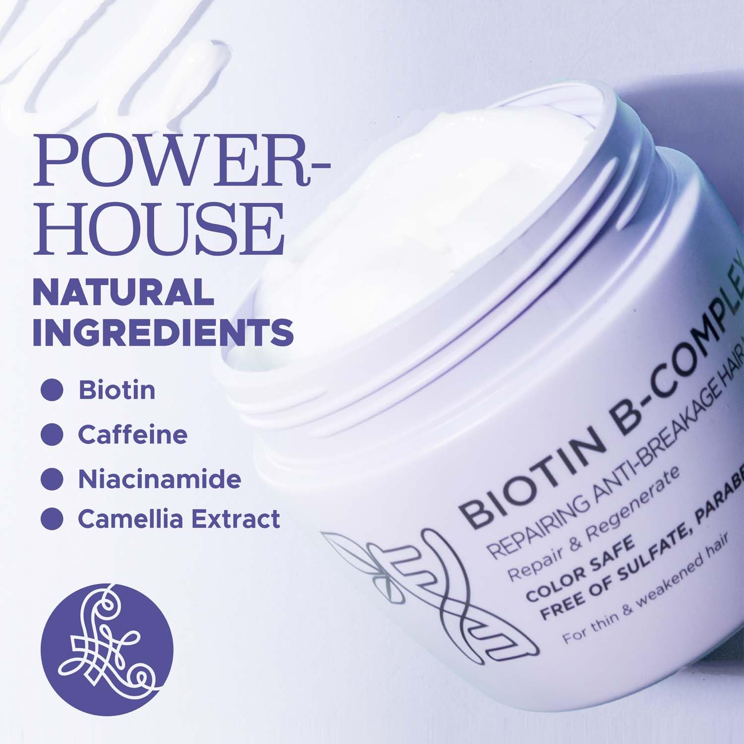 Application après shampooing Luseta Biotin B-Complex stimule les longueurs et les racines.
