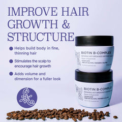 Cuir chevelu stimulé avec le masque Luseta Biotin B-Complex pour une circulation saine.