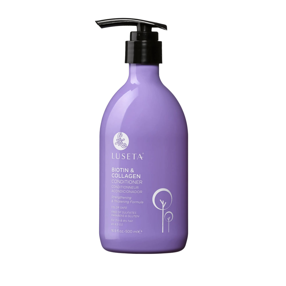 Luseta Biotine et Collagène – conditionneur épaississant pour cheveux volumineux et sains.