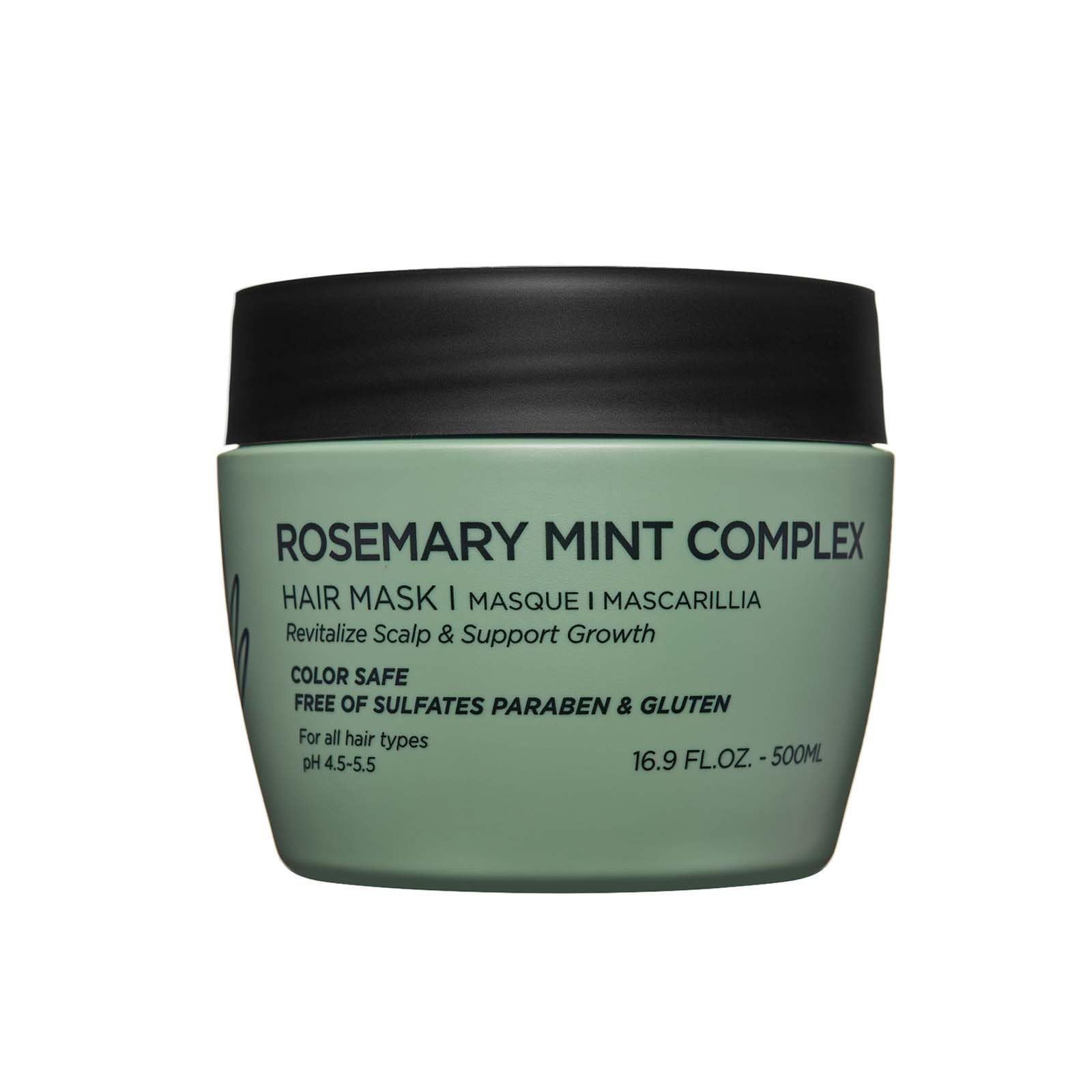 Masque Luseta romarin-menthe sur bouteille, soin nourrissant en profondeur