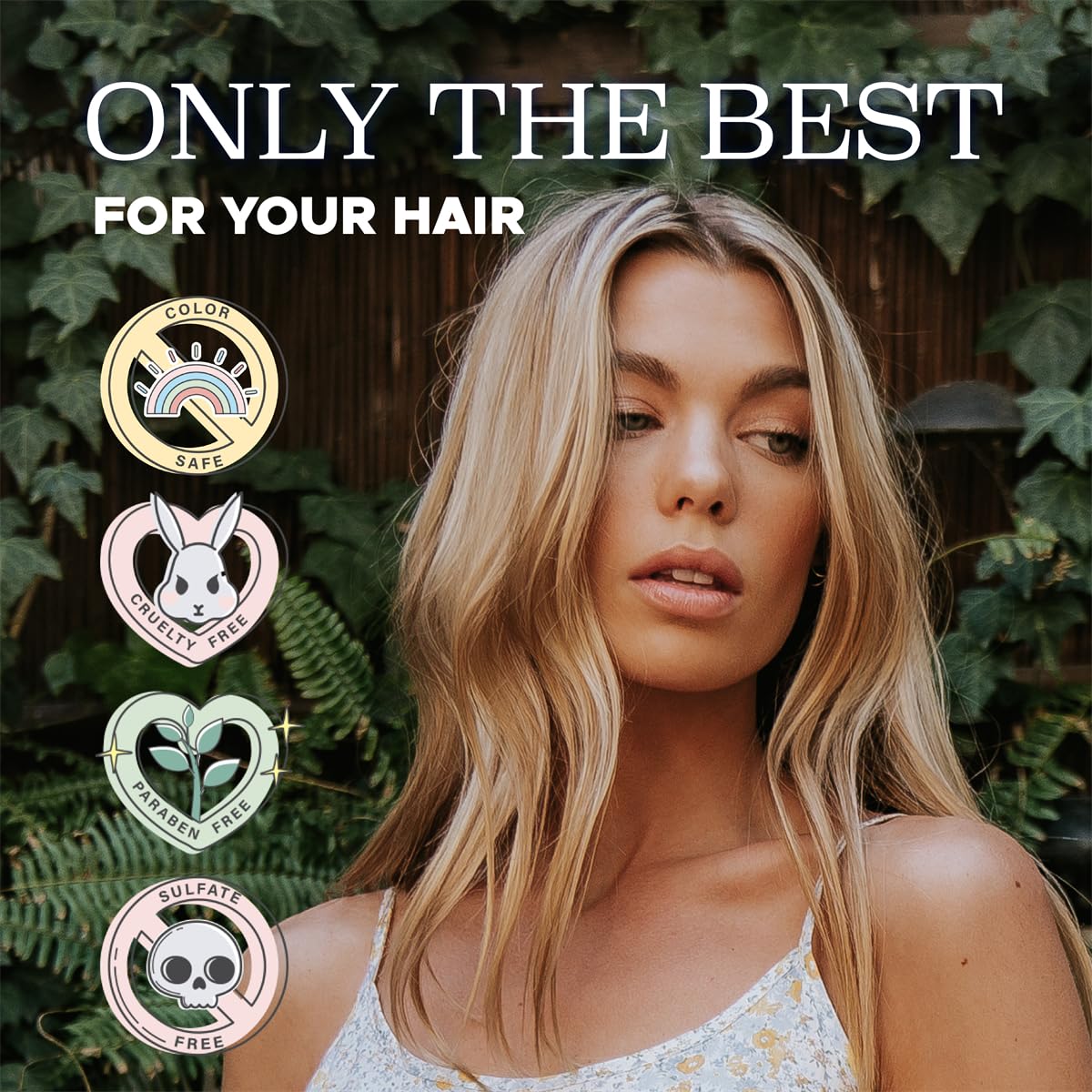 Cheveux brillants après lavage avec le duo Luseta.