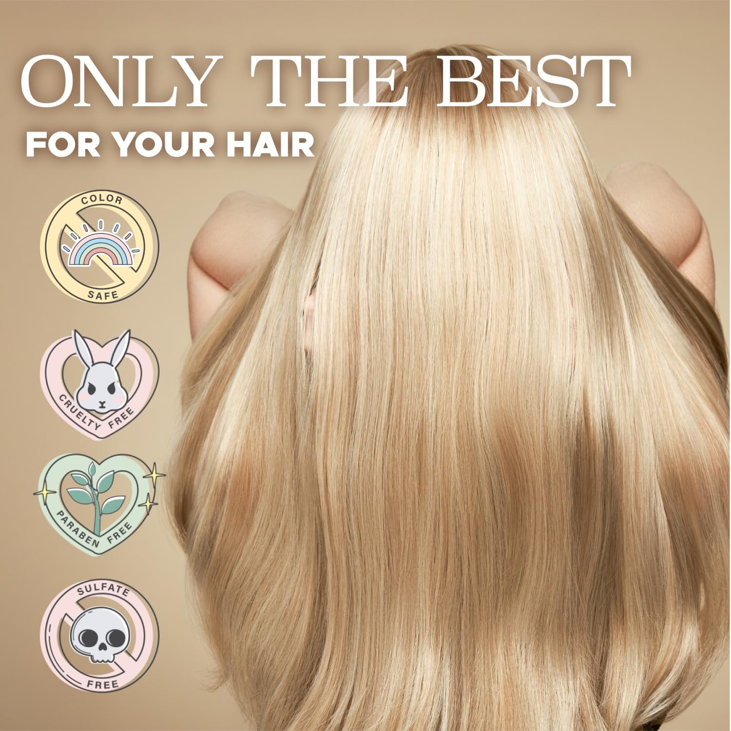 Luseta Cheveux Brillants et Douceur: effet lisse et sain après chaque lavage.