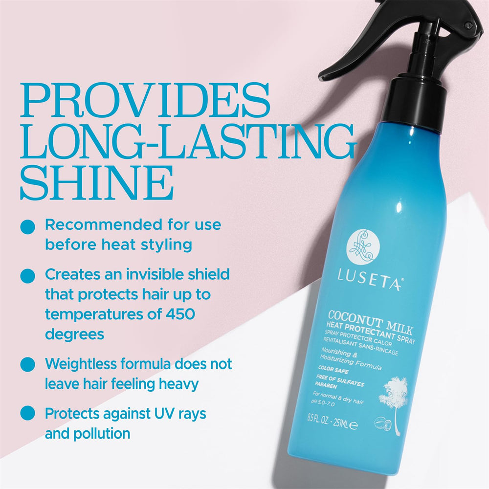 Spray Luseta offre hydratation et brillance lors du styling.