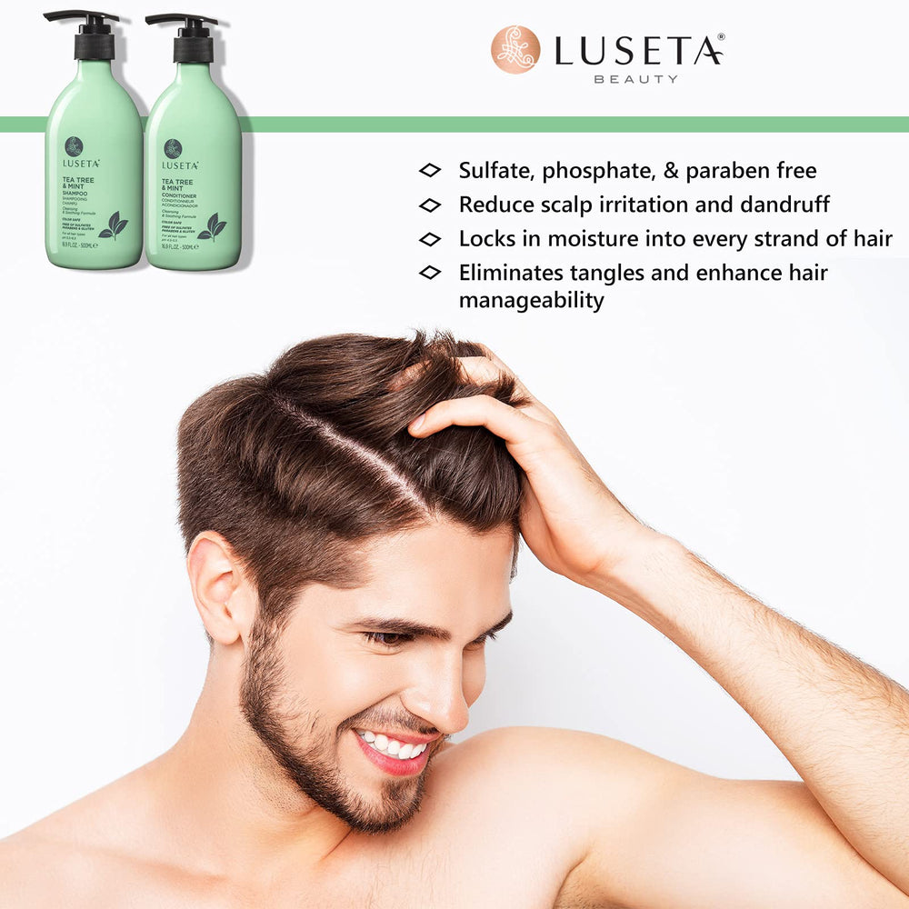 Détail Luseta montrant le parfum menthe rafraîchissant pour l’expérience spa.