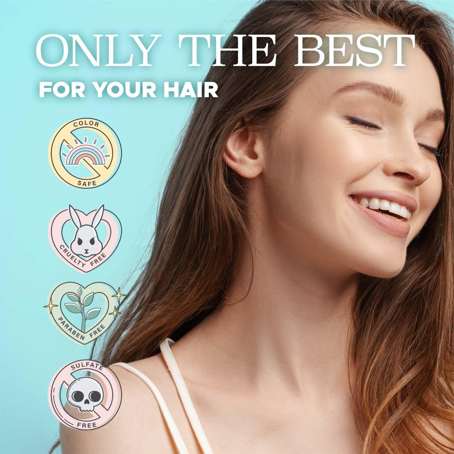 Luseta duo de bouteilles ensemble, routine capillaire complète pour cheveux fins.