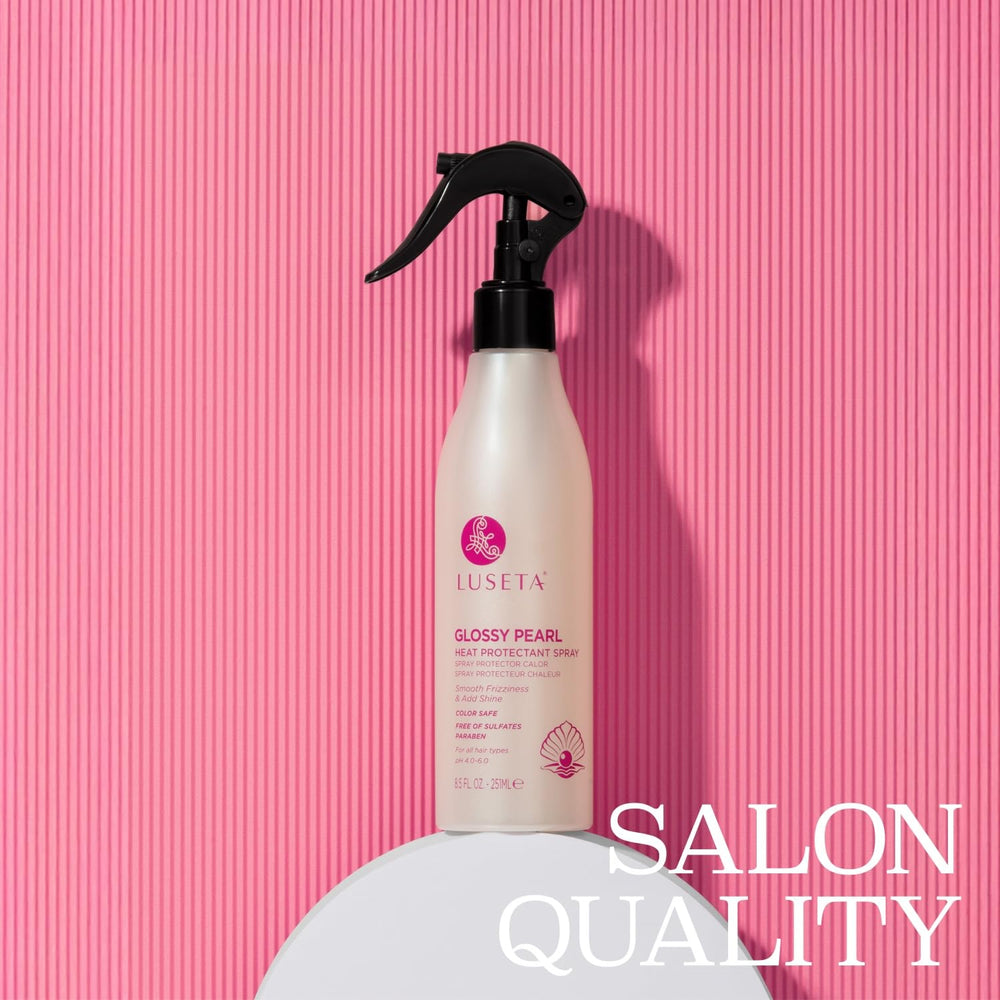 Luseta Glossy Pearl anti-frisottis – cheveux plus maîtrisés.