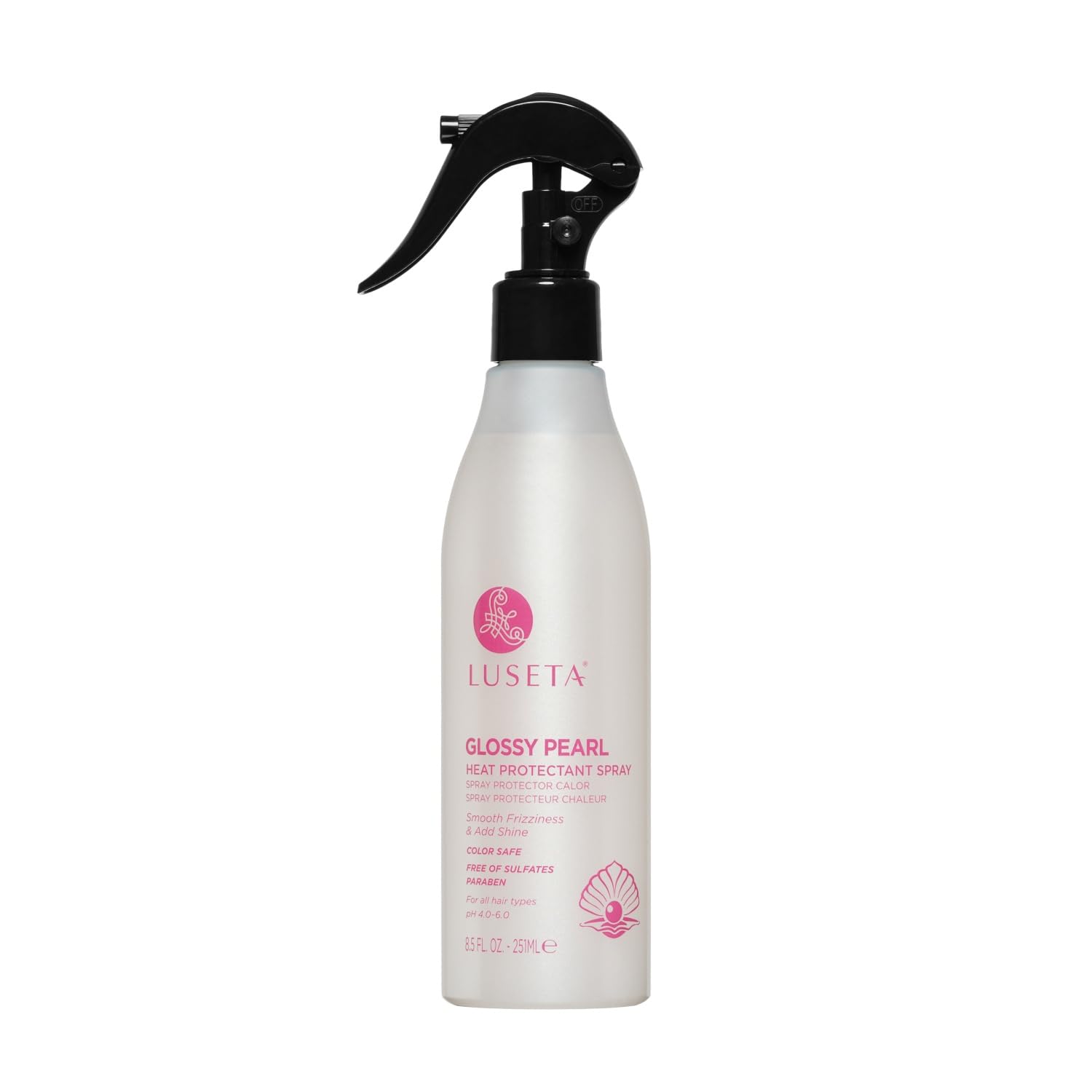 Luseta Glossy Pearl bouteille – protection thermique et brillance.