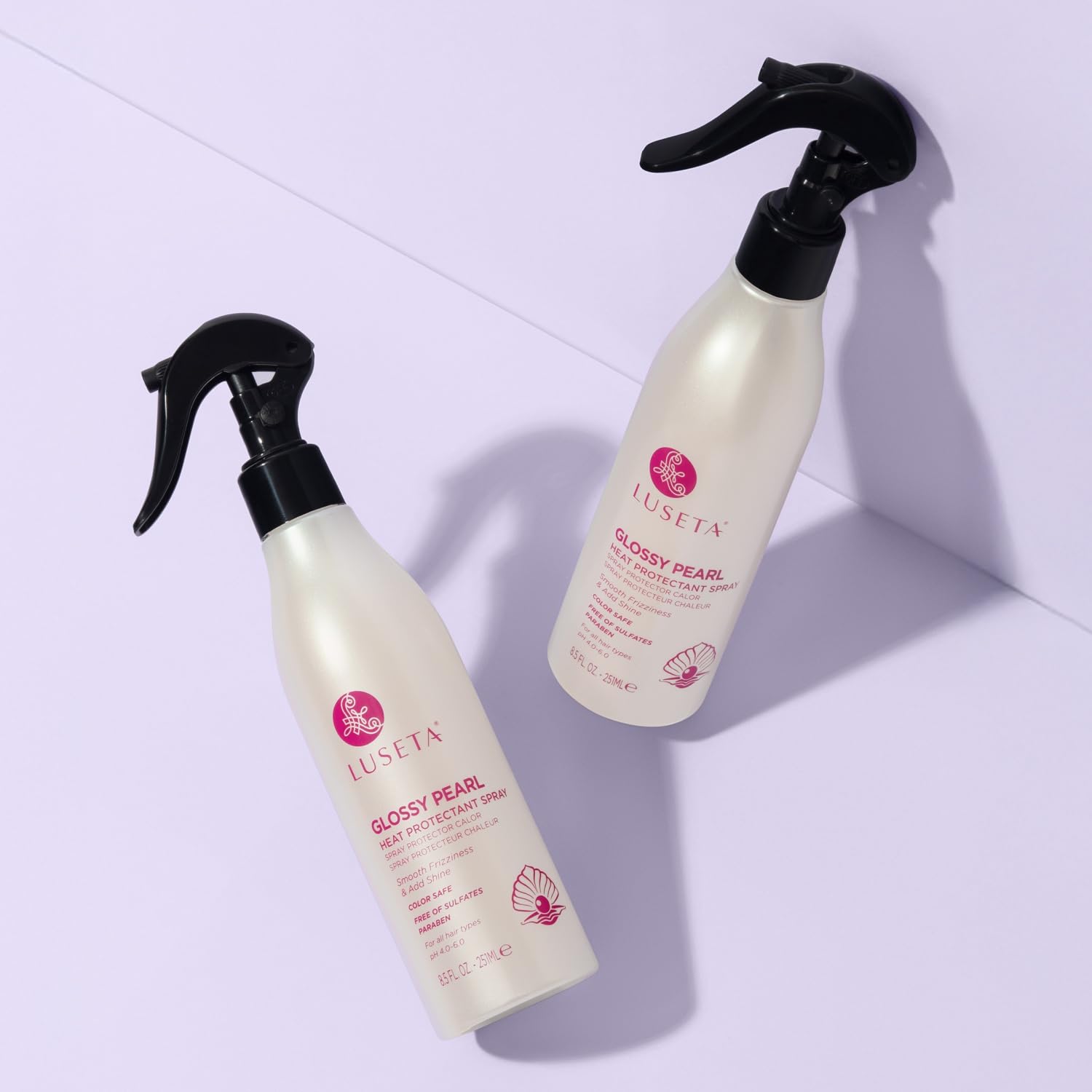 Luseta Glossy Pearl texture légère – ne graisse pas les cheveux.
