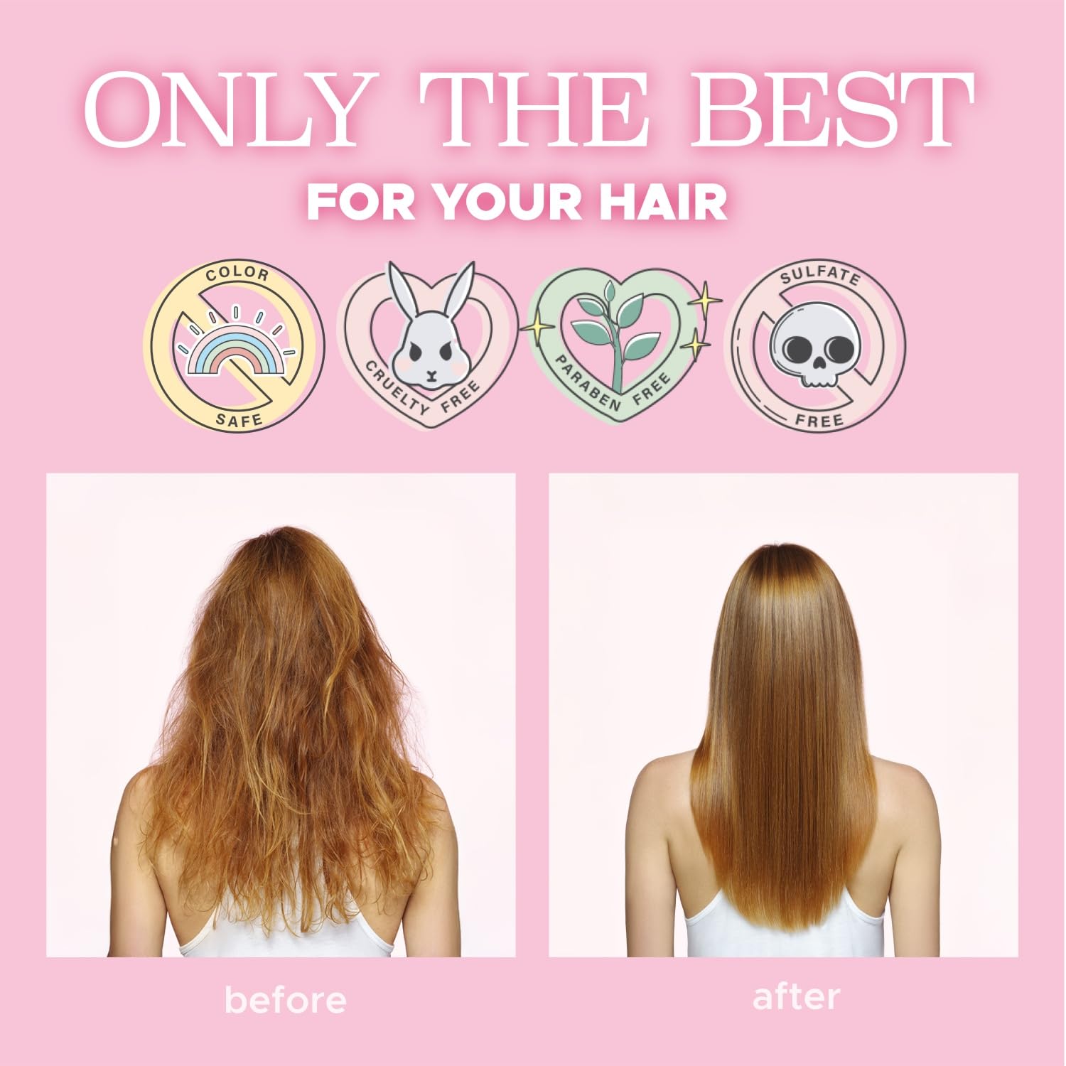 Luseta Glossy Pearl convient à tous types de cheveux – protection et brillance.