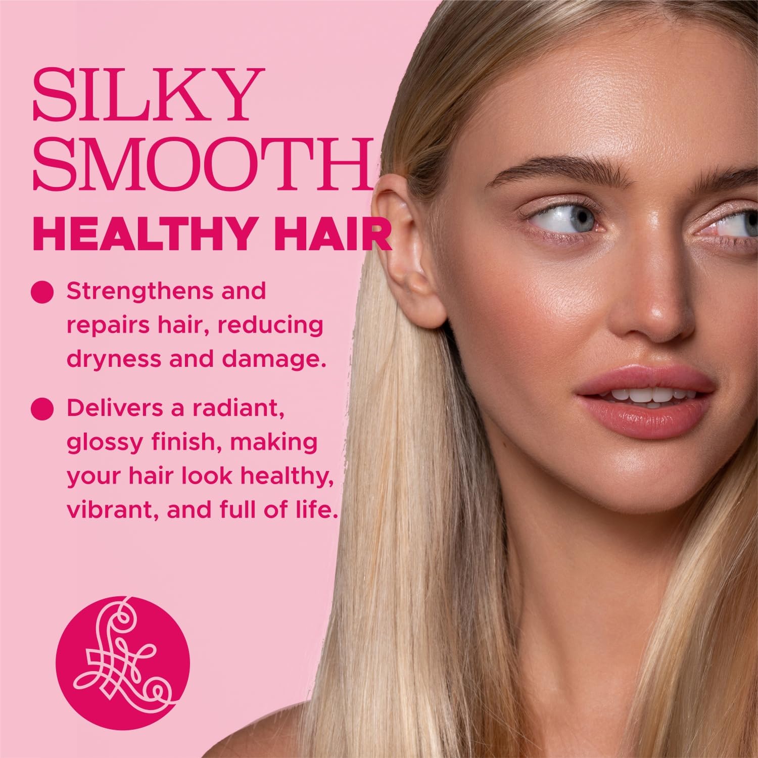 Luseta Glossy Pearl Leave-In Conditioner delivers a glossy finish with pearl extract.