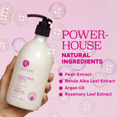 Luseta Glossy Pearl Shampoo: cheveux nourris et lisses après lavage