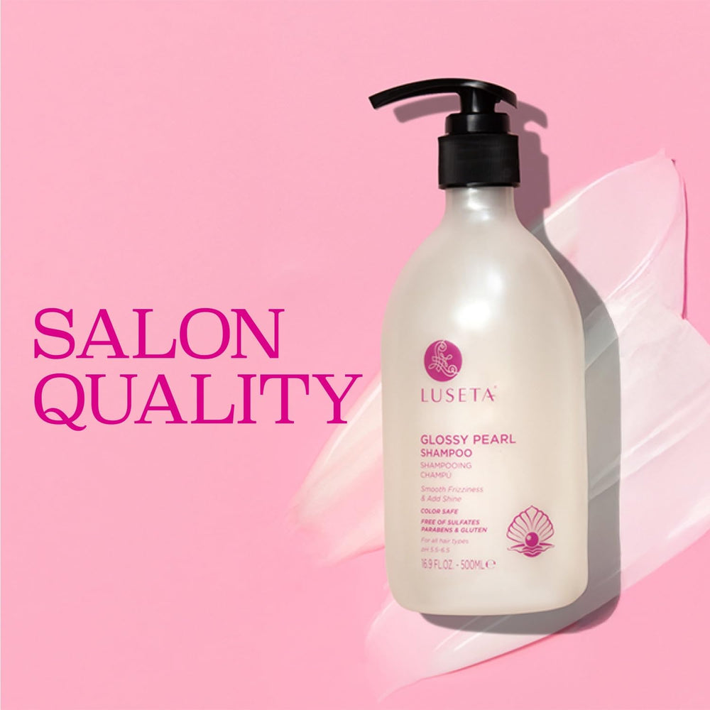 Luseta Glossy Pearl Shampoo: formule sans sulfates adaptée à tous types de cheveux