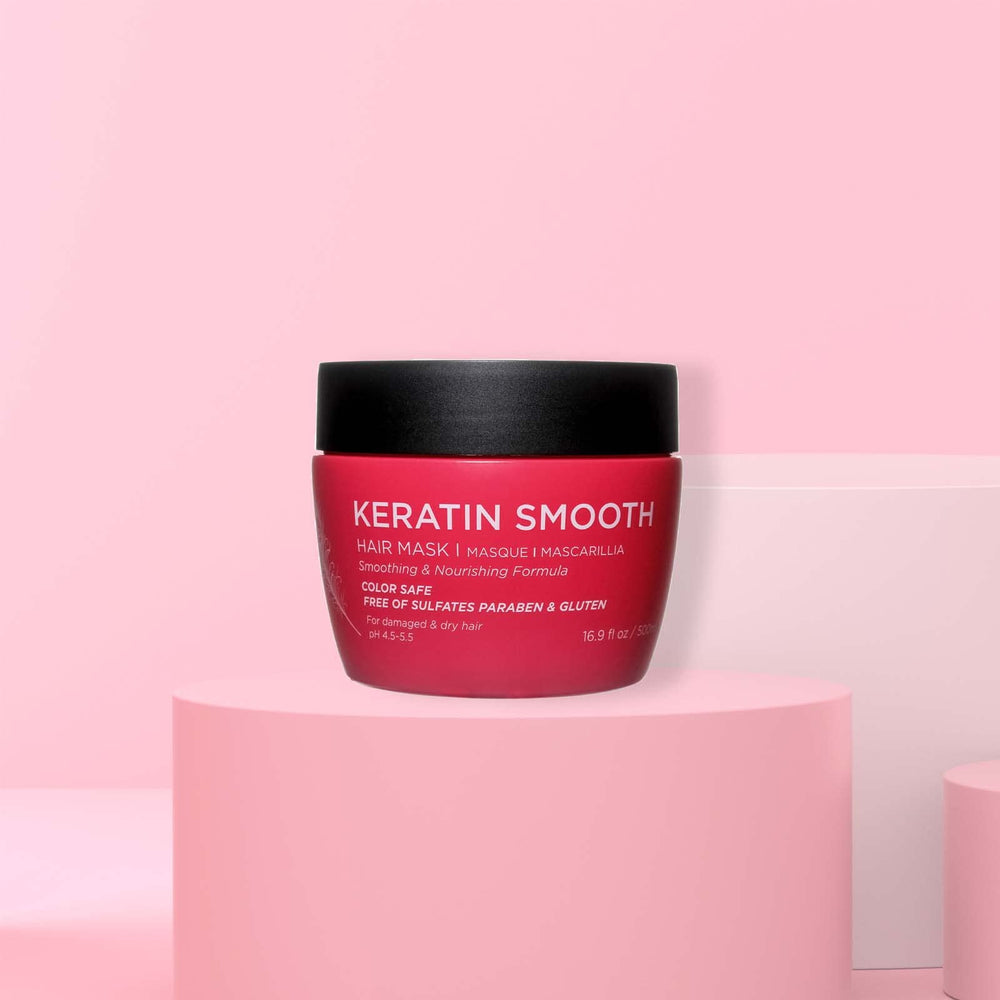 Masque Luseta Keratine sur cheveux endommagés