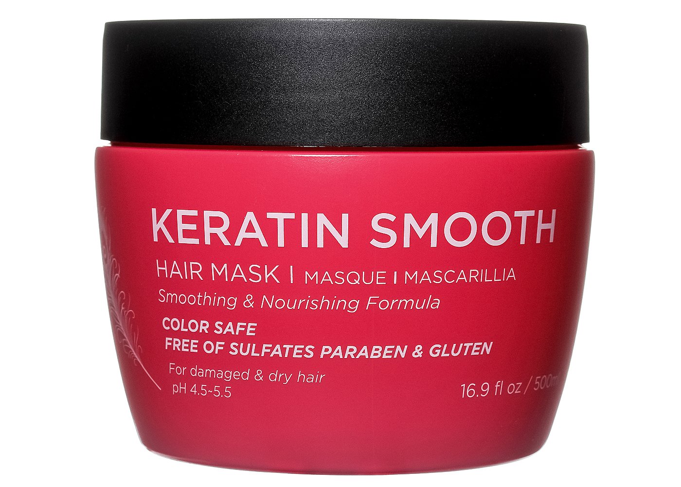 Masque Luseta Keratine hydratant sur cheveux secs