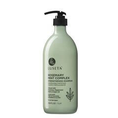 Shampoing Luseta Romarin et Menthe : bouteille affichant son parfum frais et sa promesse de cheveux plus forts