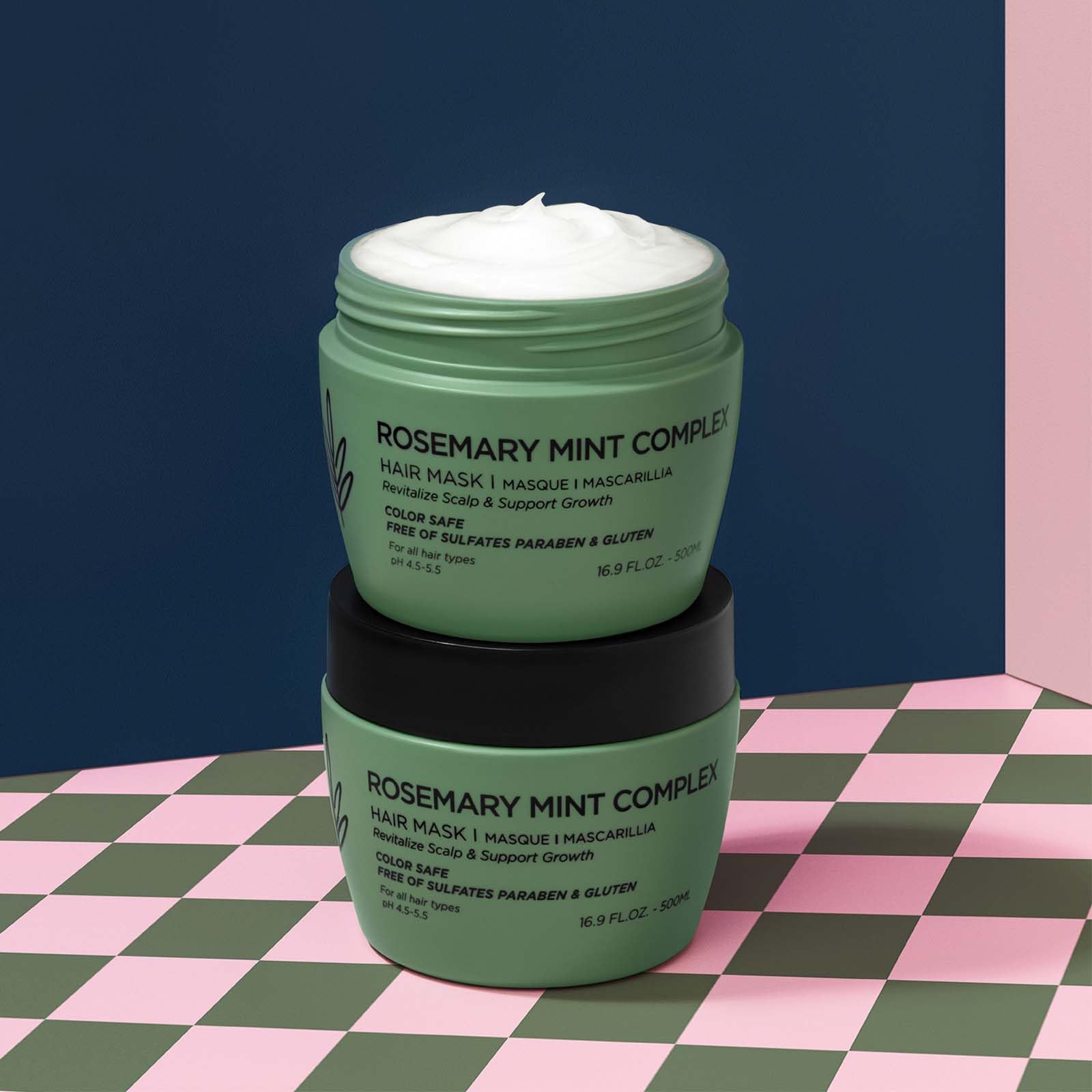 Routine capillaire facile avec le masque Luseta romarin-menthe