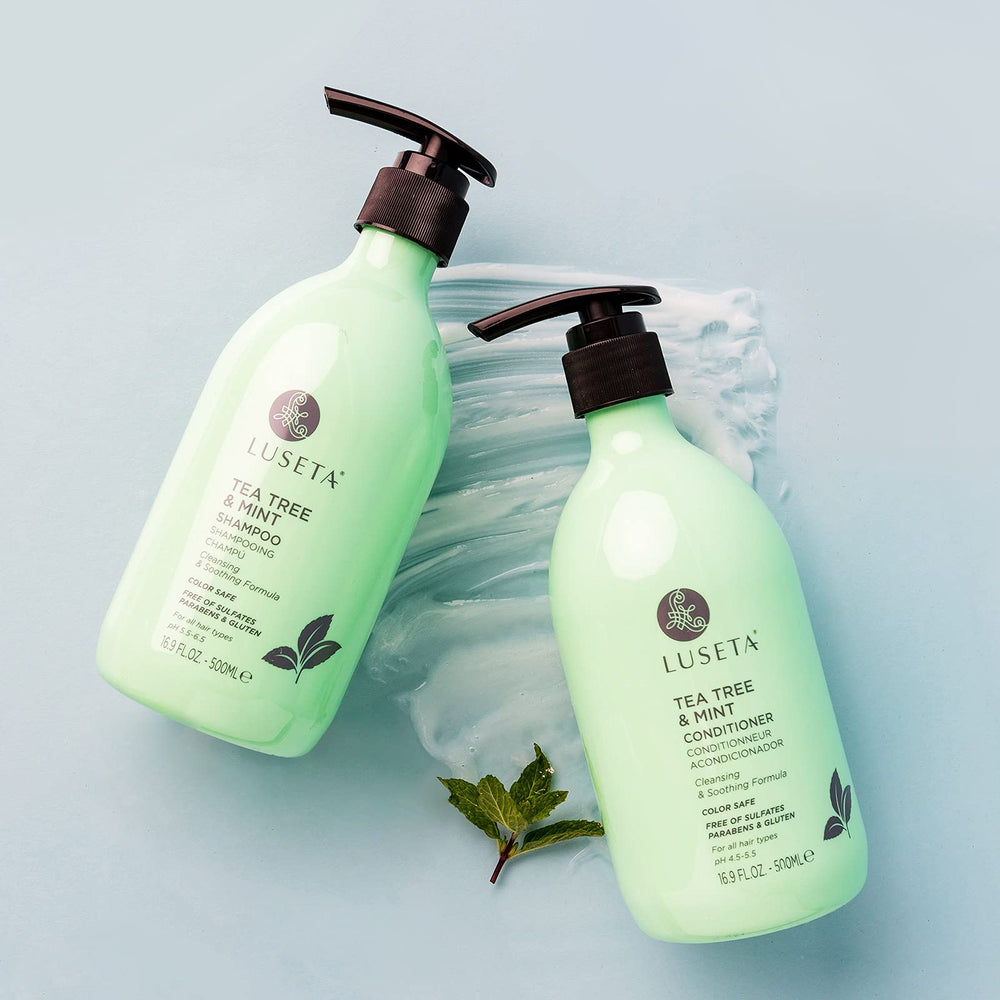 Emballage Luseta indiquant l’absence de sulfates et parabènes.