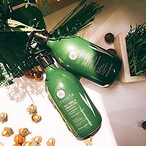 Shampoing antipelliculaire hydratant Luseta pour cheveux secs et endommagés.