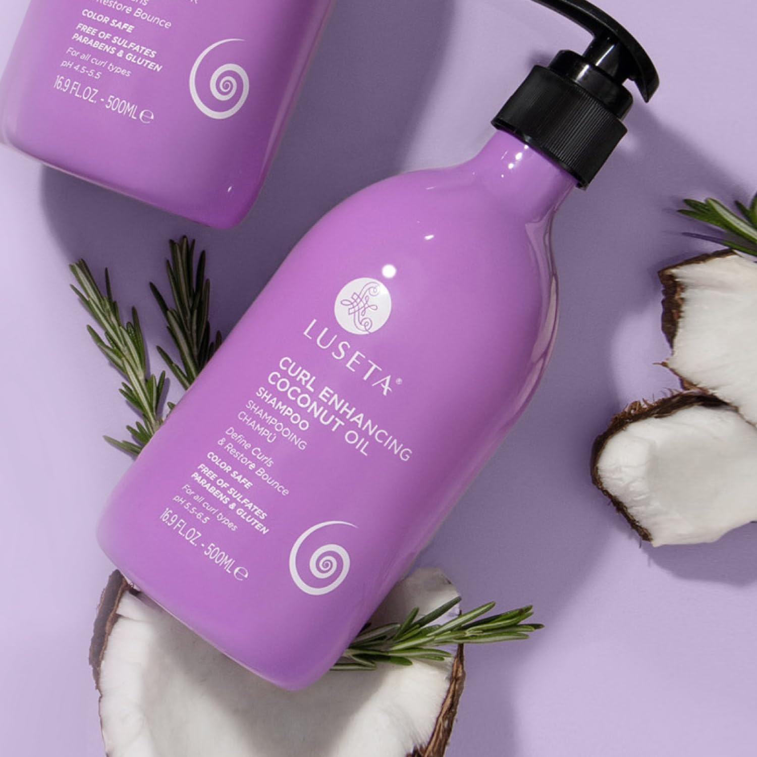 Shampoing Luseta Texture Cremeuse: mousse légère pour un lavage agréable.