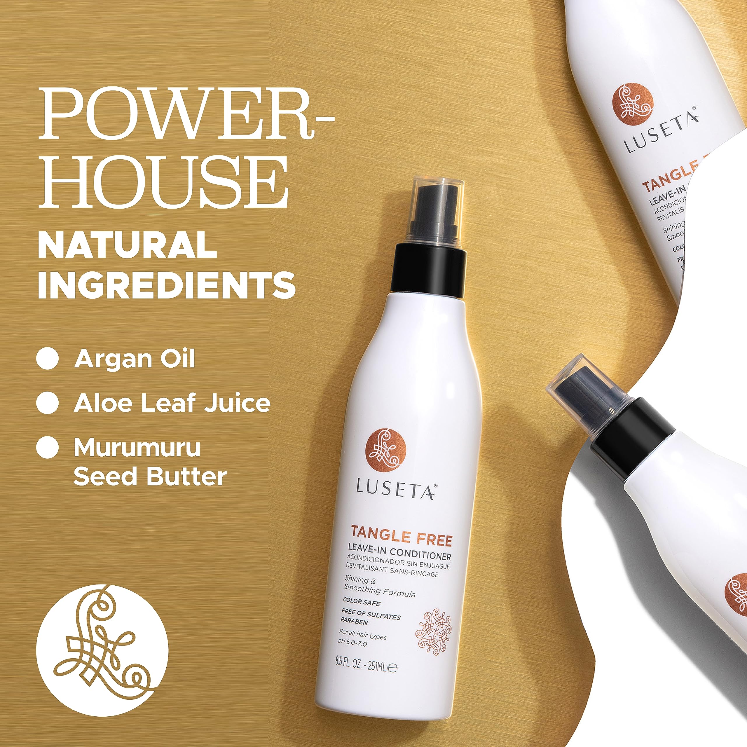 Luseta soin pour cheveux colorés et boucles, protection et douceur