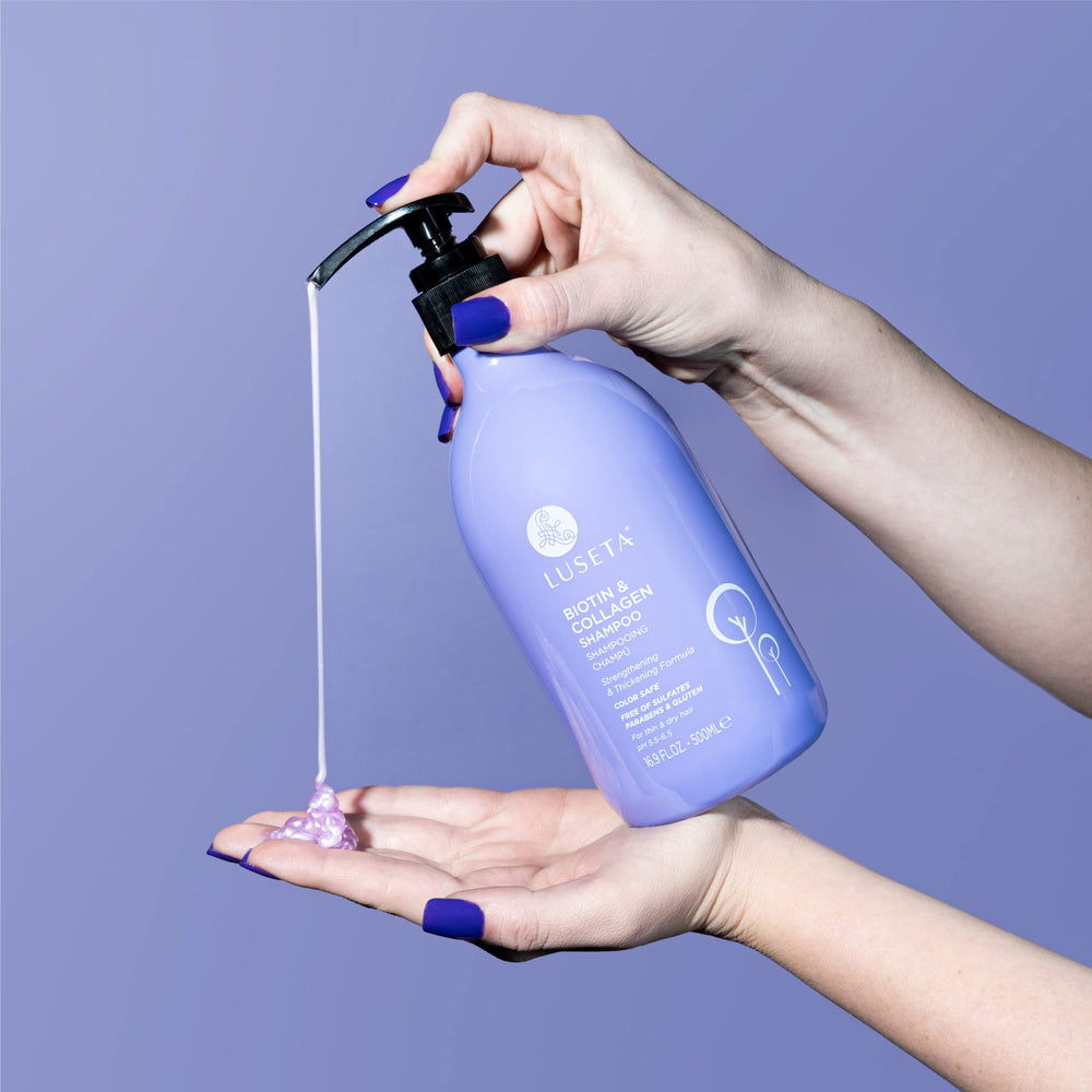 Luseta-texture-creme-shampoing – apparence onctueuse prête à l’emploi.