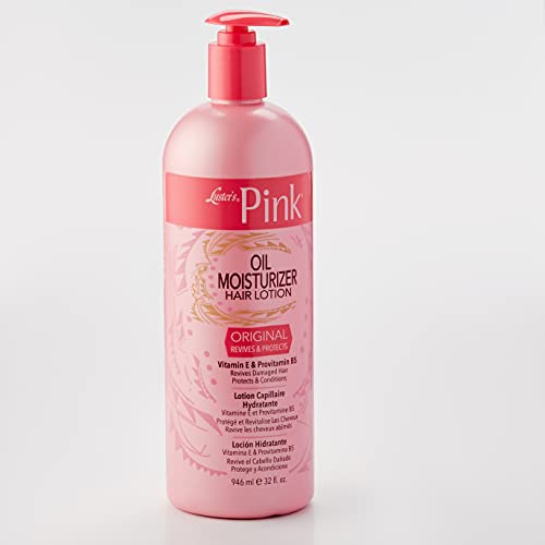 Texture légère du Luster's Pink Oil Moisturizer pour une application douce.