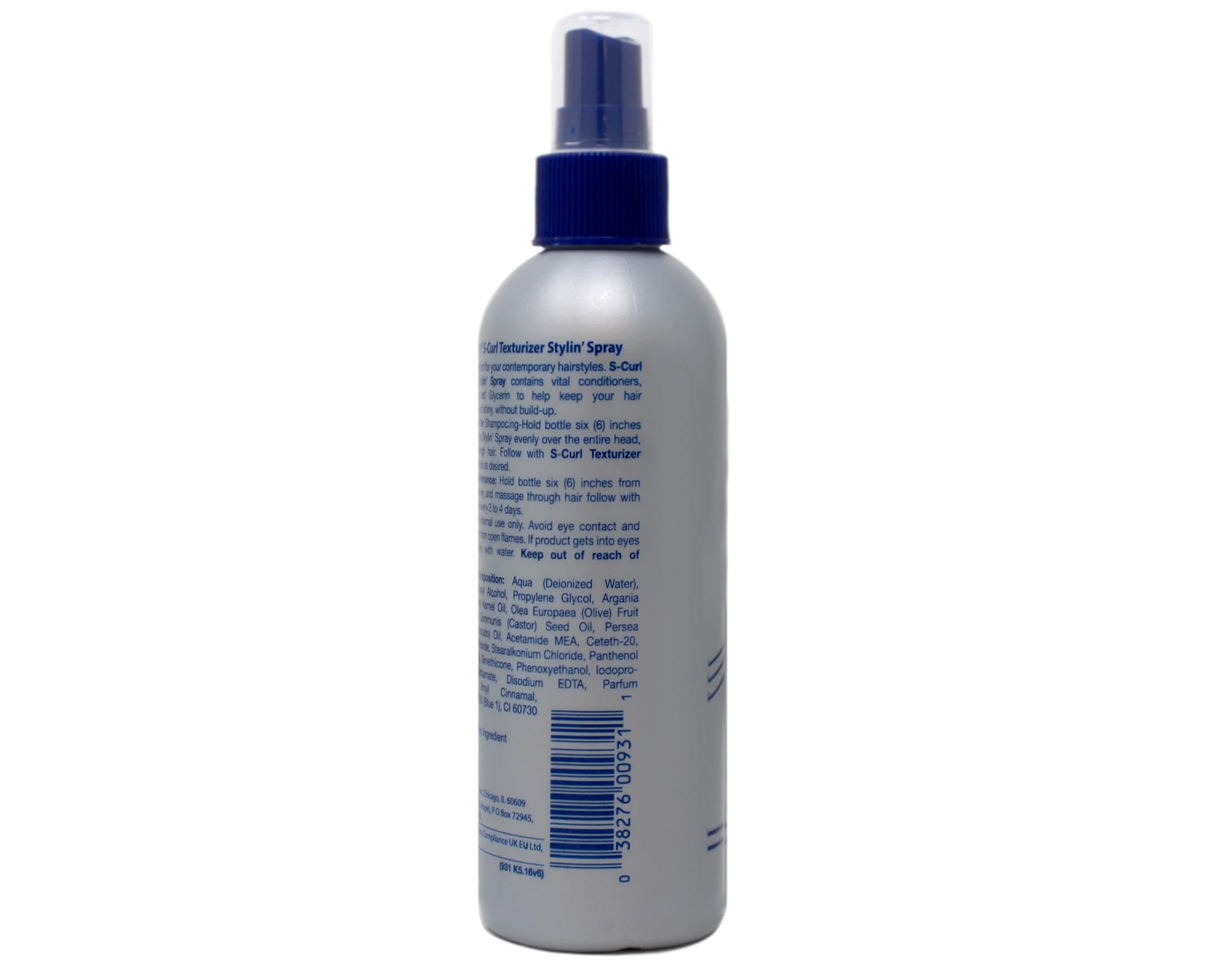 Luster's S-Curl aérosol texturisant démonstration d utilisation sur cheveux humides