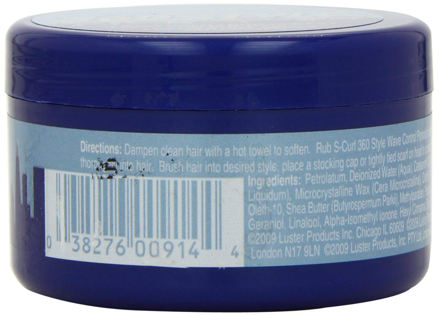 Fini léger et confortable sur les cheveux avec Luster's S-Curl 360.