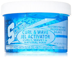 Bouteille Luster's S Curl Gel et Activateur, définition des boucles et vagues.