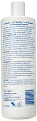 Luster's Scurl Right On Curl, gros plan sur des cheveux bouclés après application: hydratation et douceur.