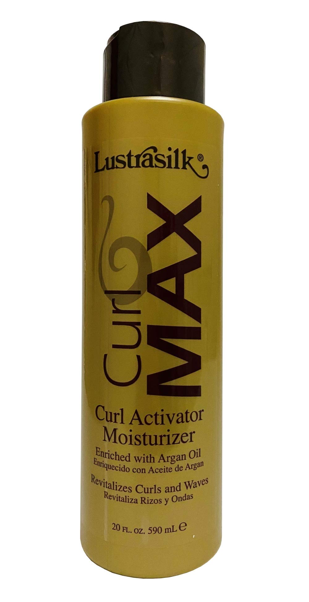 Lustrasilk Max Curl Activateur Hydratant — bouteille 20 oz, soin coiffant hydratant et définissant.