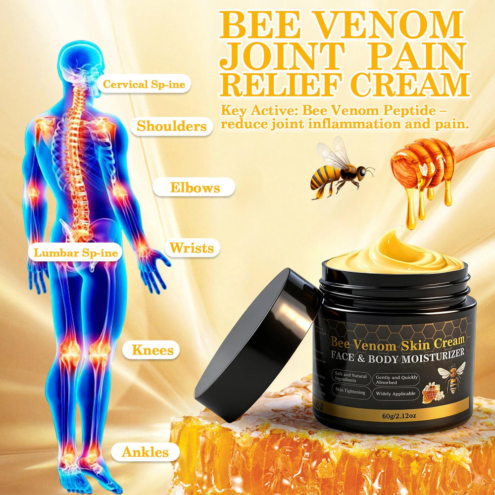 Visuel quotidien de l’utilisation de la crème venin d’abeille Lustrchron.