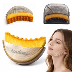 Brosse LuuLoop visage contour lymphatique stimule circulation et raffermit les contours.