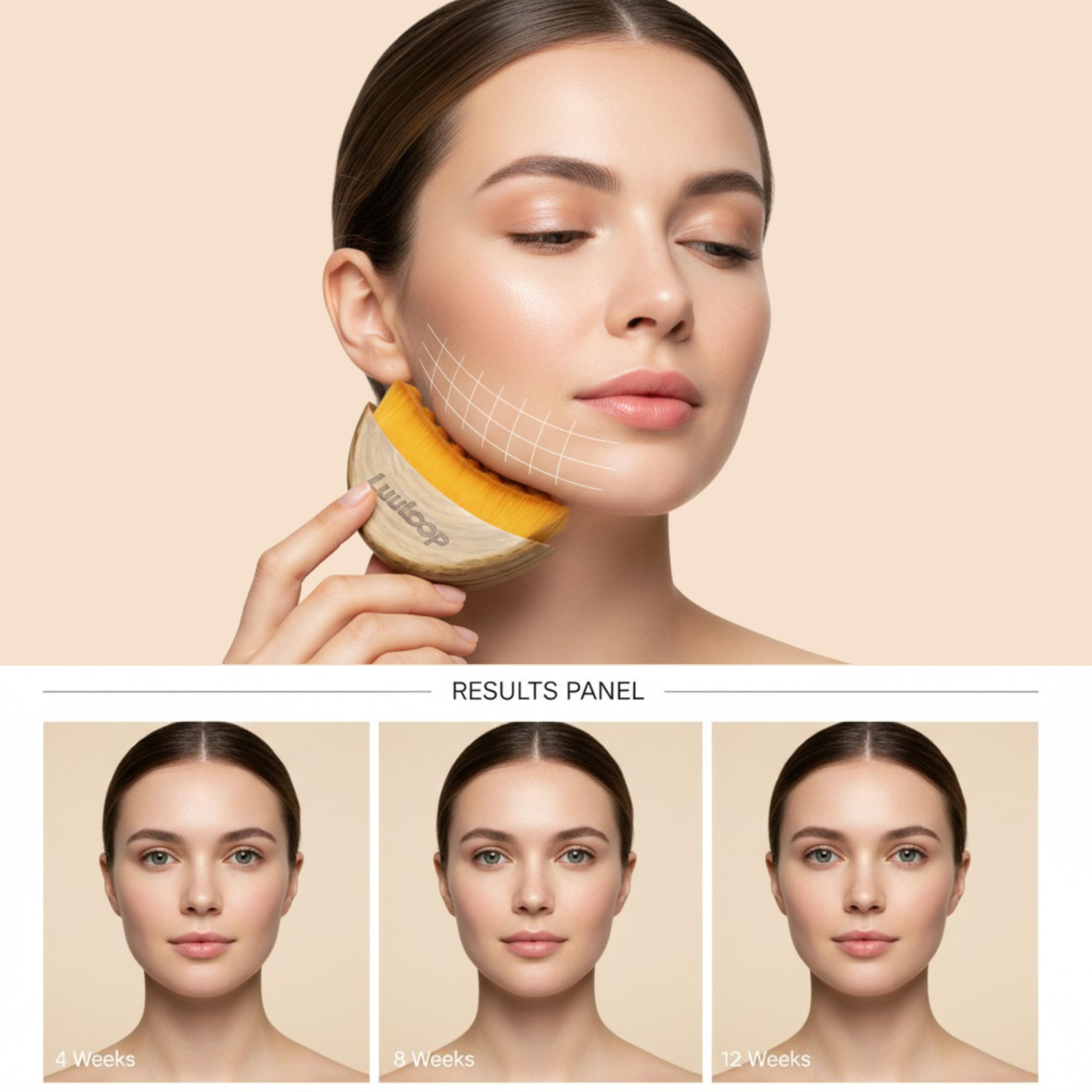 Brosse LuuLoop douceur de l’épiderme et exfoliation légère sans irritation.