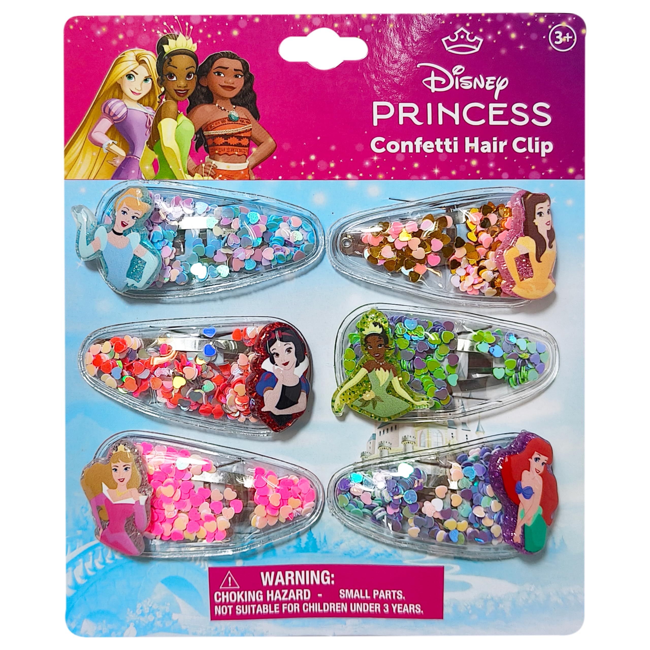 Barrettes LUV HER Disney confetti ensemble pour looks festifs.