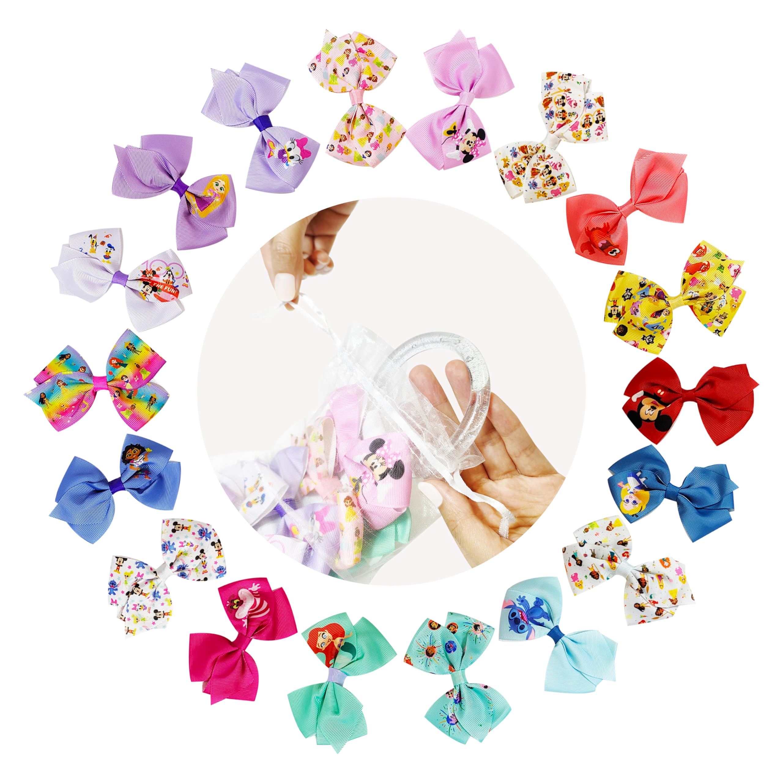 LUV HER: barrettes Disney faciles à laver à la main.
